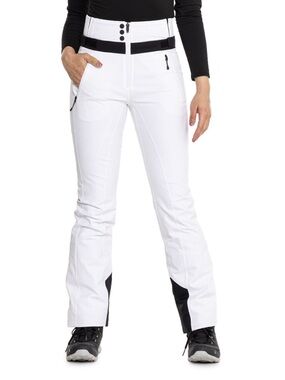 Bogner Fire & Ice BORJA 3-T Insulated SKI PANT White & Black NEW 8 Med $490